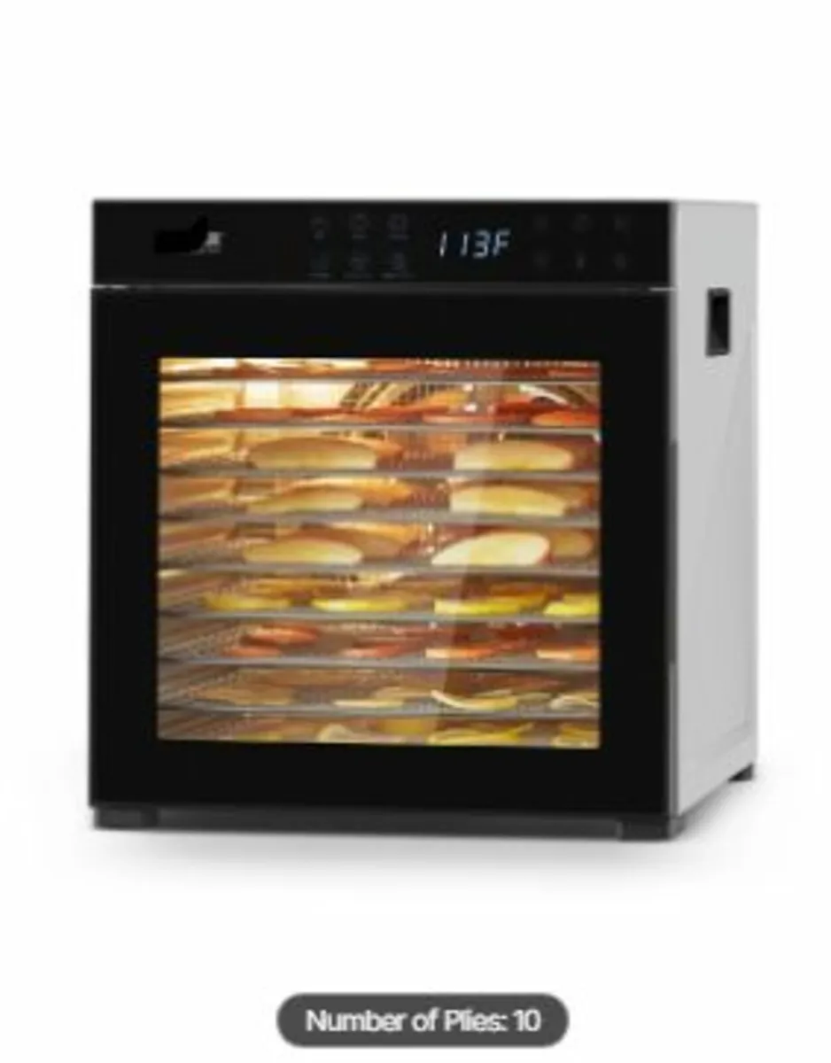 10 Trays Food Dehydrator Machine Stainless Steel - Image 1