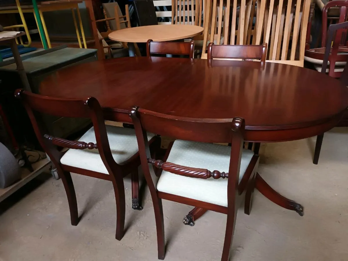 Dining Table and Chairs - Image 1