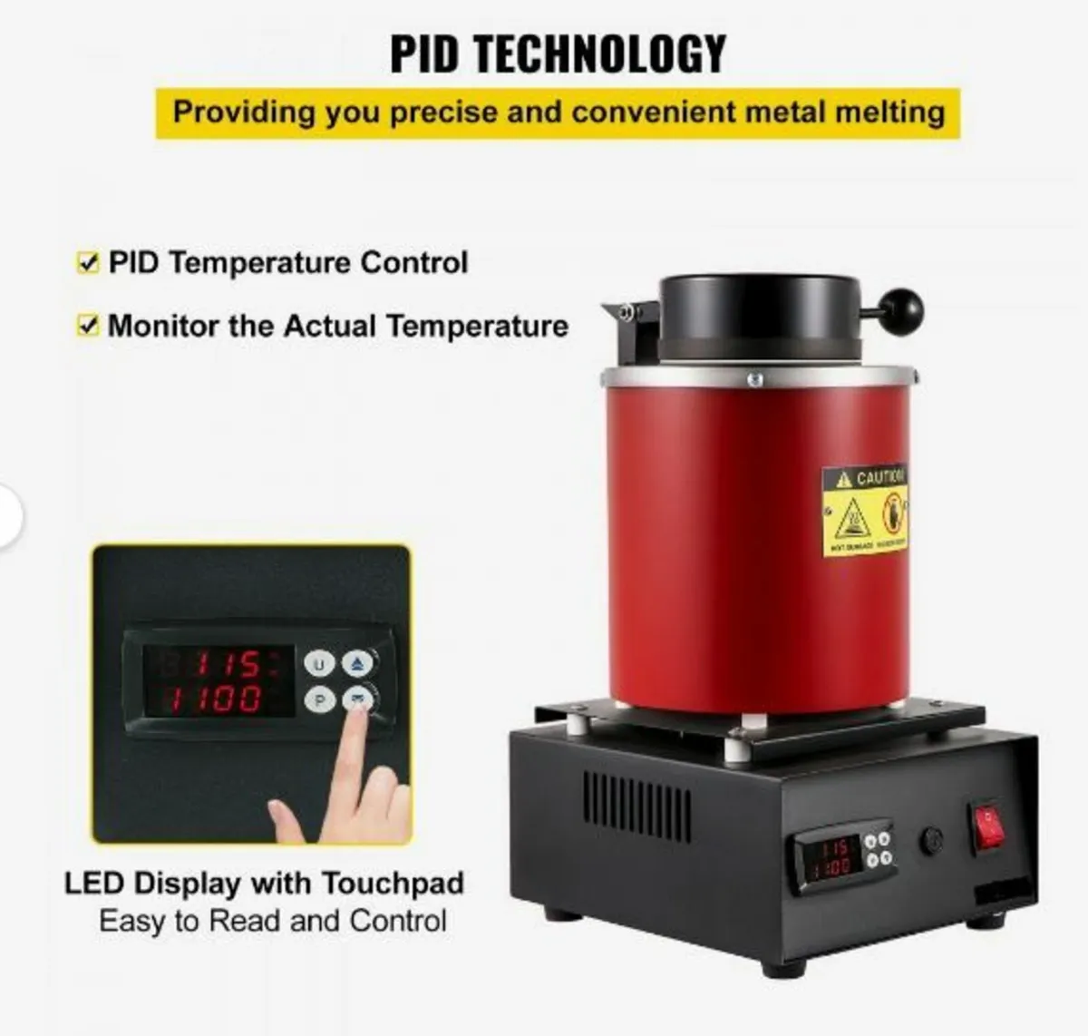 Electric Melting Furnace, 3KG Digital - Image 2