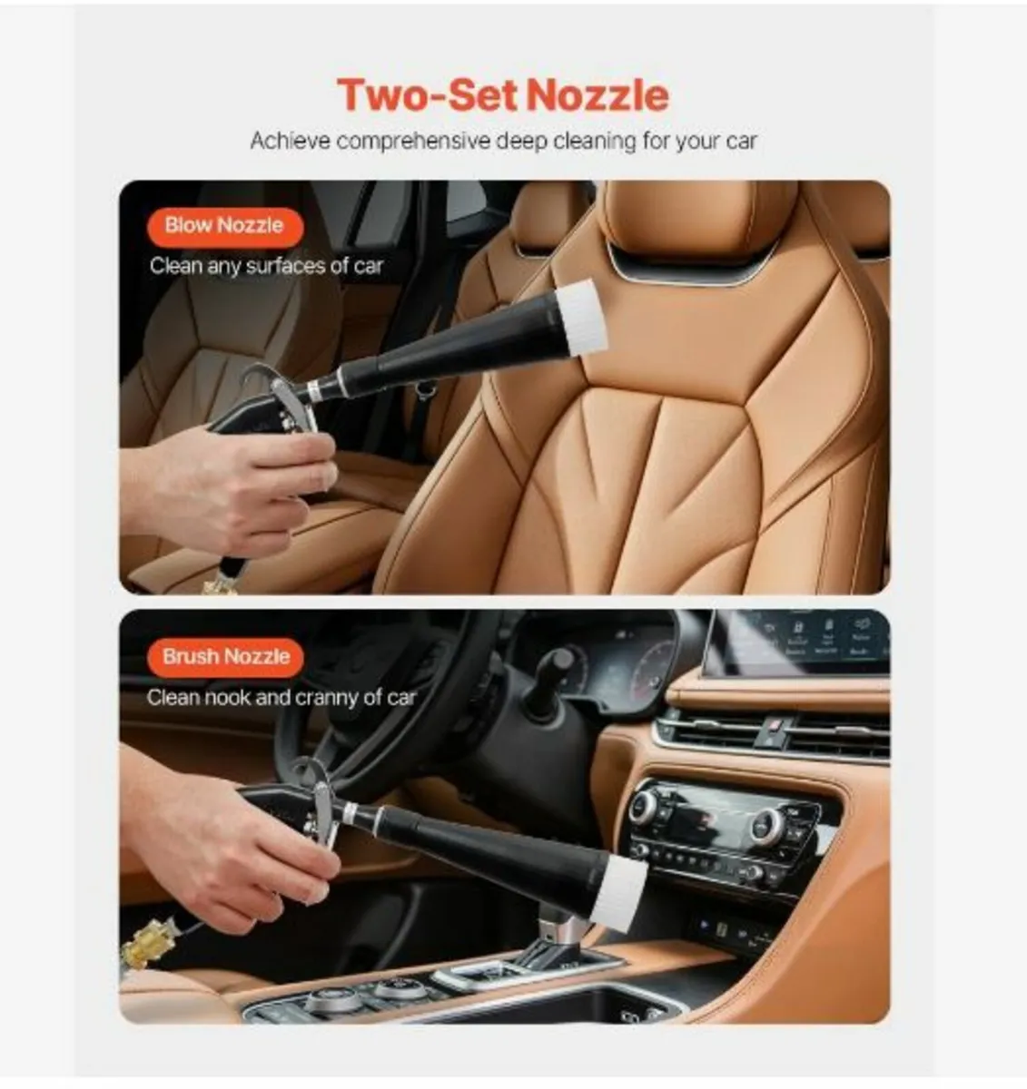 Air Blow Gun 2 Nozzles Blast Dirt - Image 3