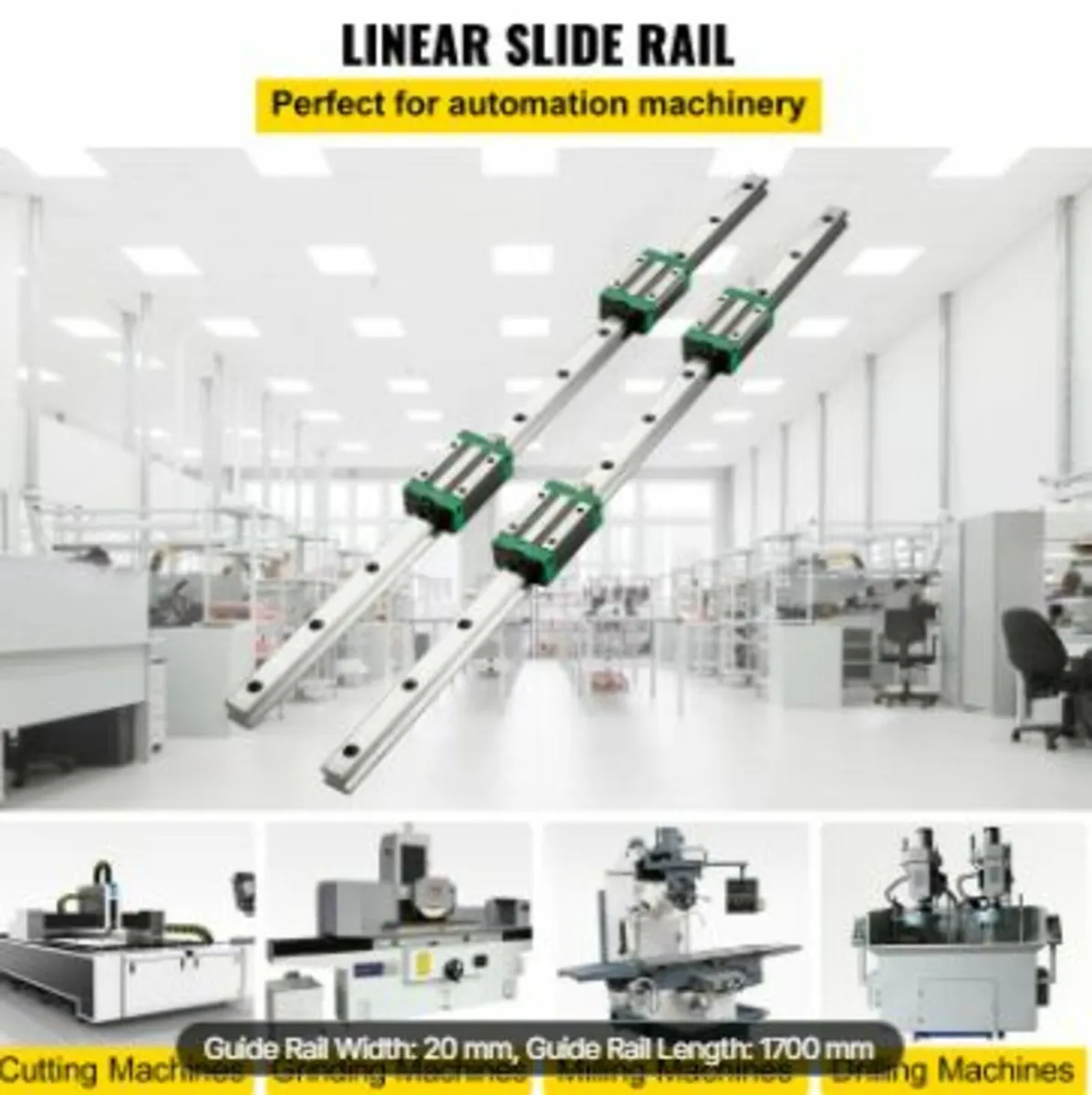 2PCS Linear Rail 0.78-66 Inch, Linear - Image 2