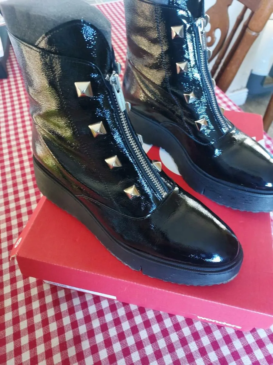 Wonders black boots - Image 1