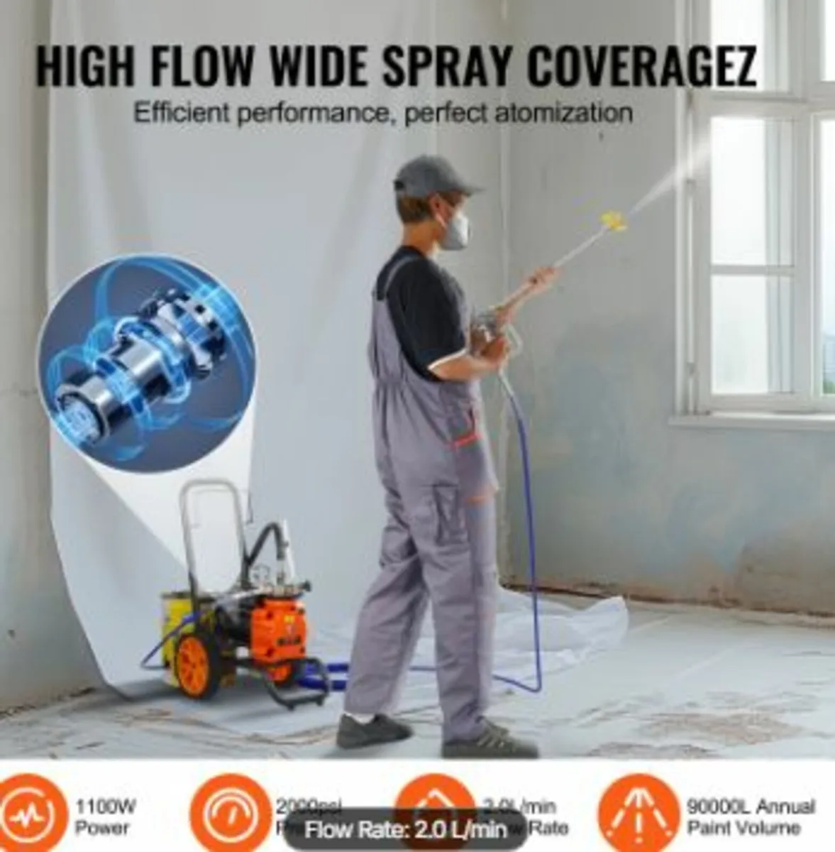 Cart Airless Paint Sprayer Diaphragm - Image 3