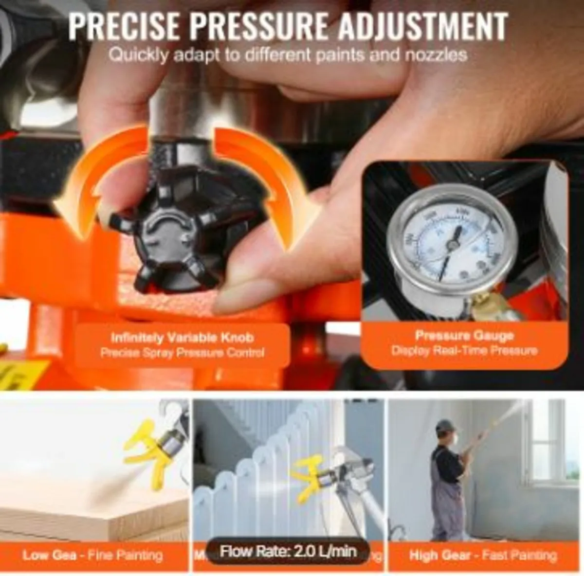 Cart Airless Paint Sprayer Diaphragm - Image 4