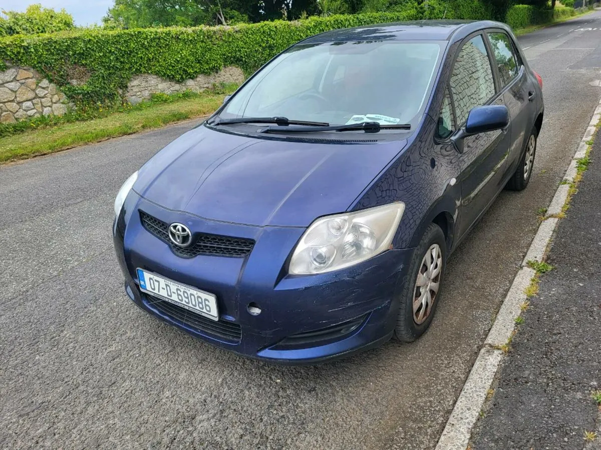 Toyota  auris  07  nctd 7/26 petrol - Image 2