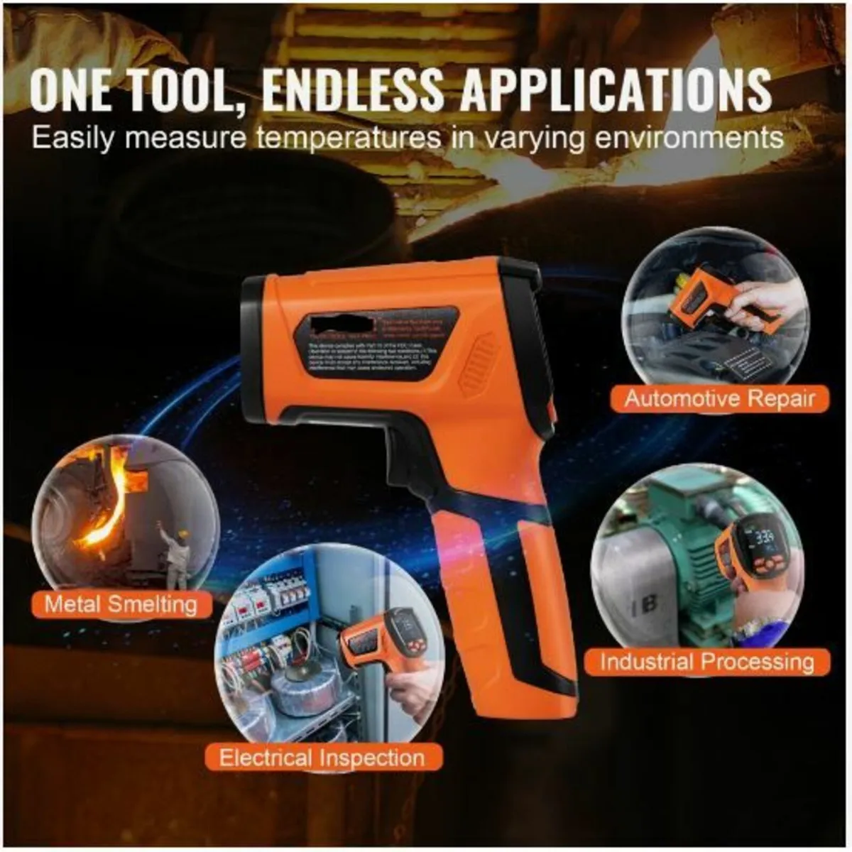 Infrared Thermometer -40~2732°F Dual Laser - Image 4