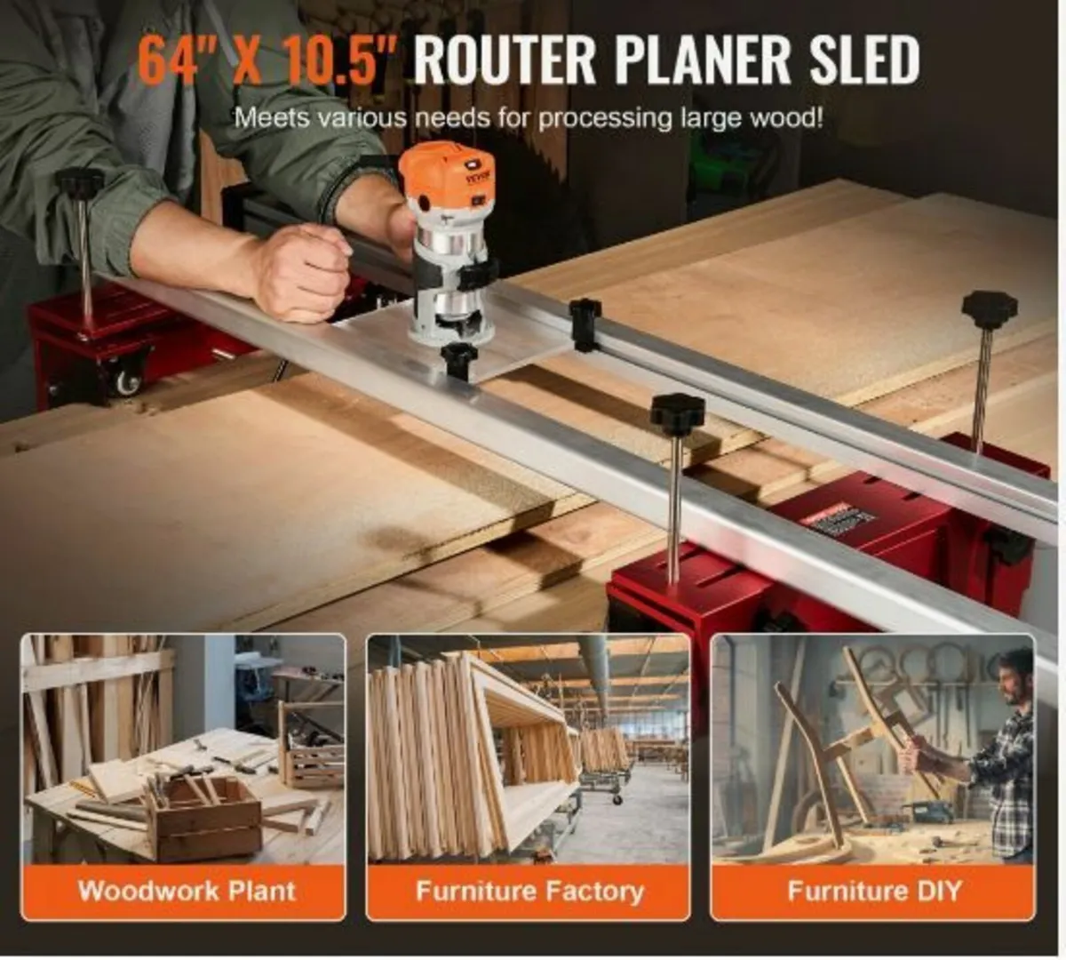 Router Sled, 64 inches, Portable - Image 2