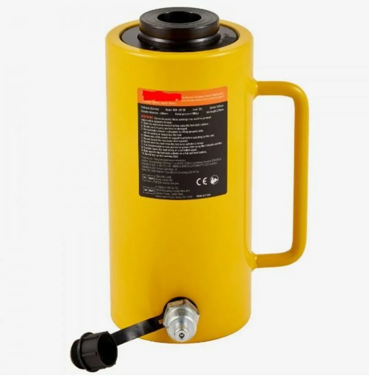 30Ton 4 Inch Stroke Hollow Hydraulic Cylinder - Image 1