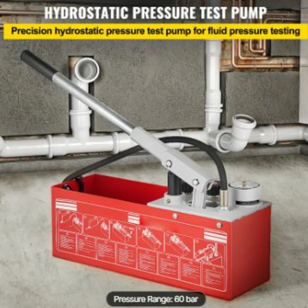 Hydrostatic Pressure Test Pump, Test Up to 60 bar/ - Image 2