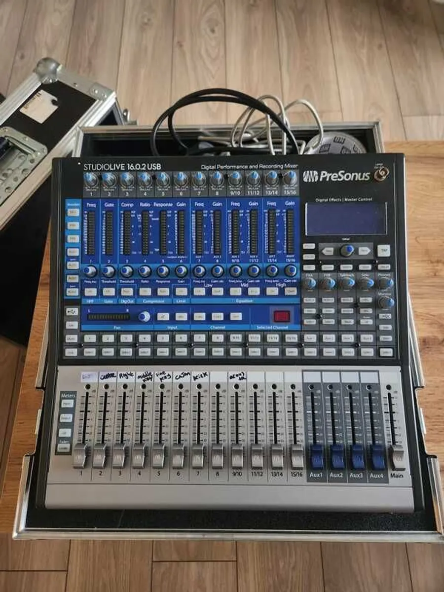 PreSonus StudioLive 16.0.2 USB Digital Mixer + Thon Hard Case. Like New! - Image 3
