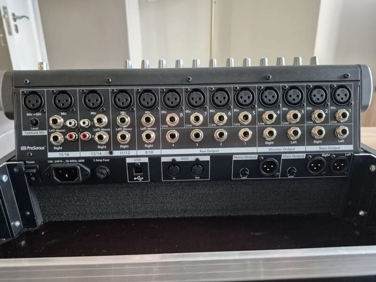 PreSonus StudioLive 16.0.2 USB Digital Mixer + Thon Hard Case. Like New! - Image 4