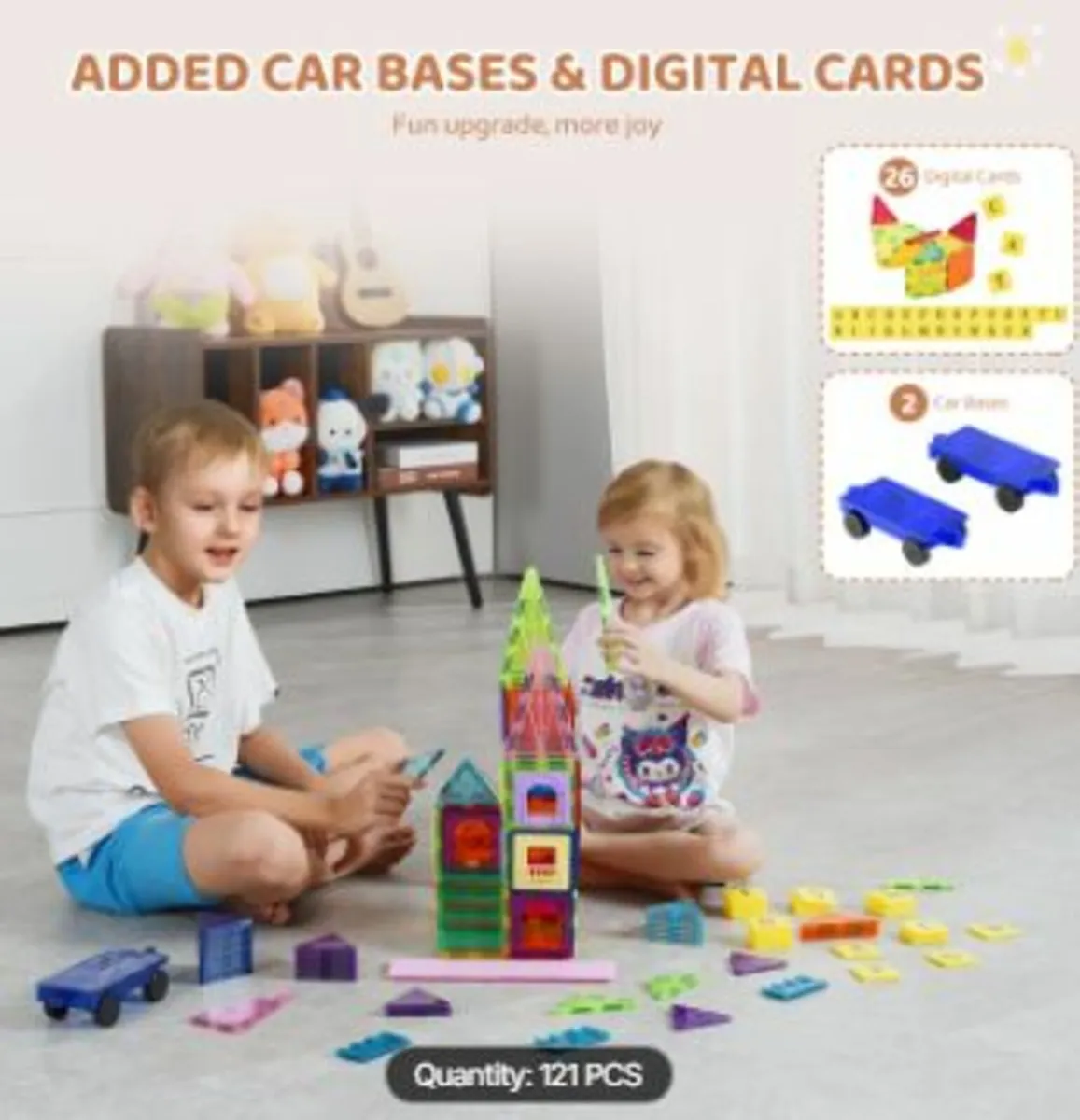 Magnetic Tiles Magnetic Building Toy 121 - Image 3