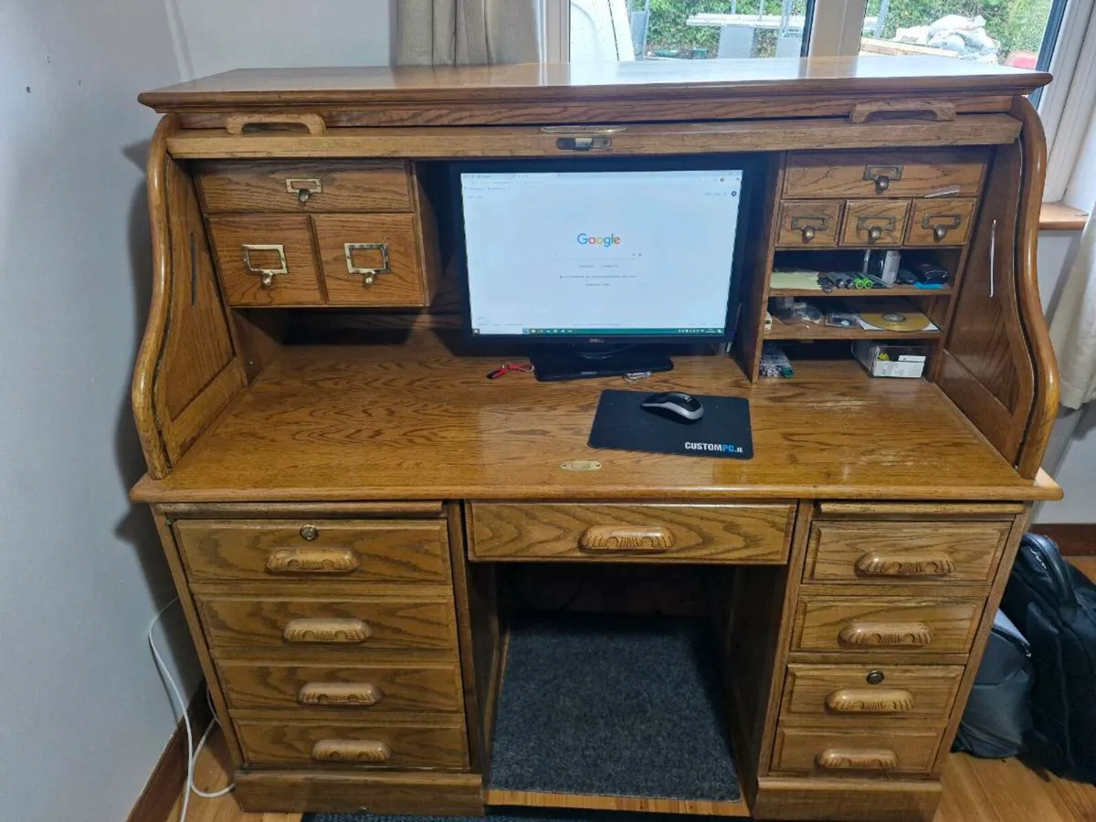 Old style writing bureau/computer workstation - Image 1