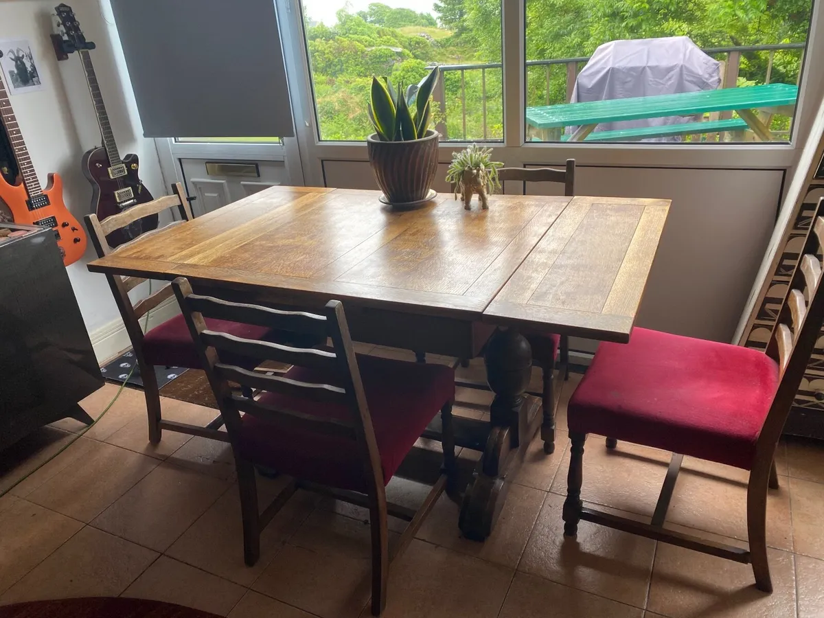 Dining table and chairs - Image 3