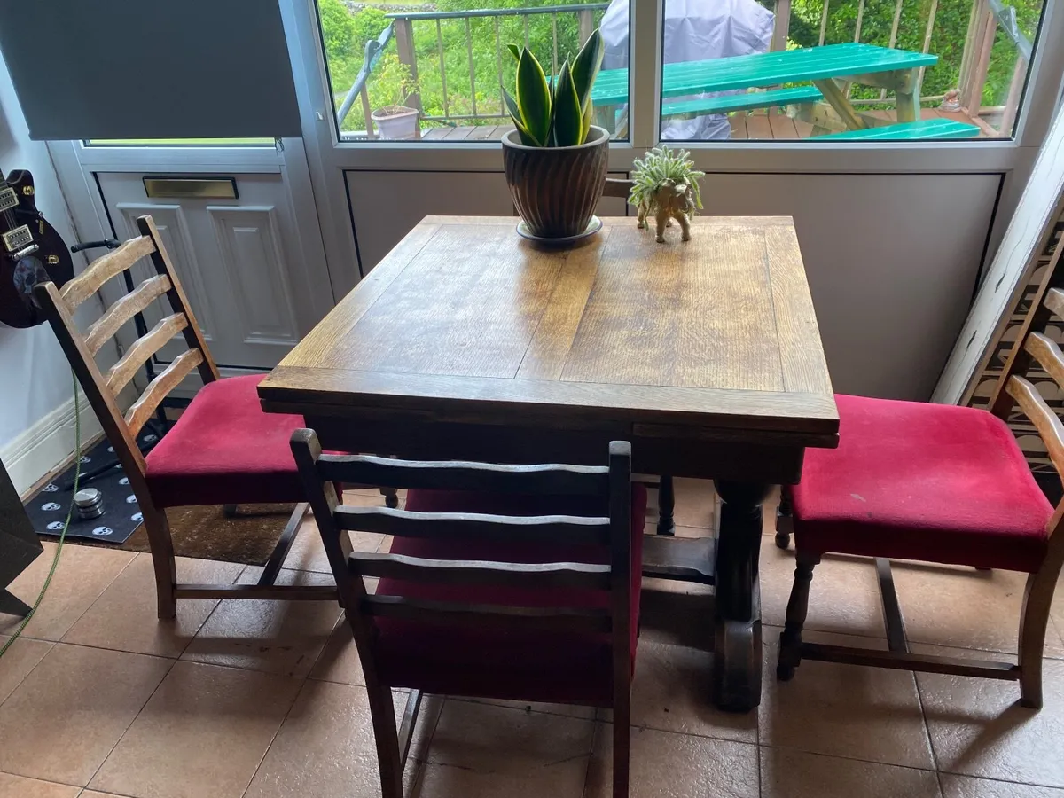 Dining table and chairs - Image 4