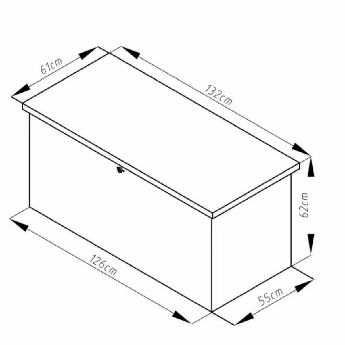 ITM 429L Garden Storage Box - Image 4
