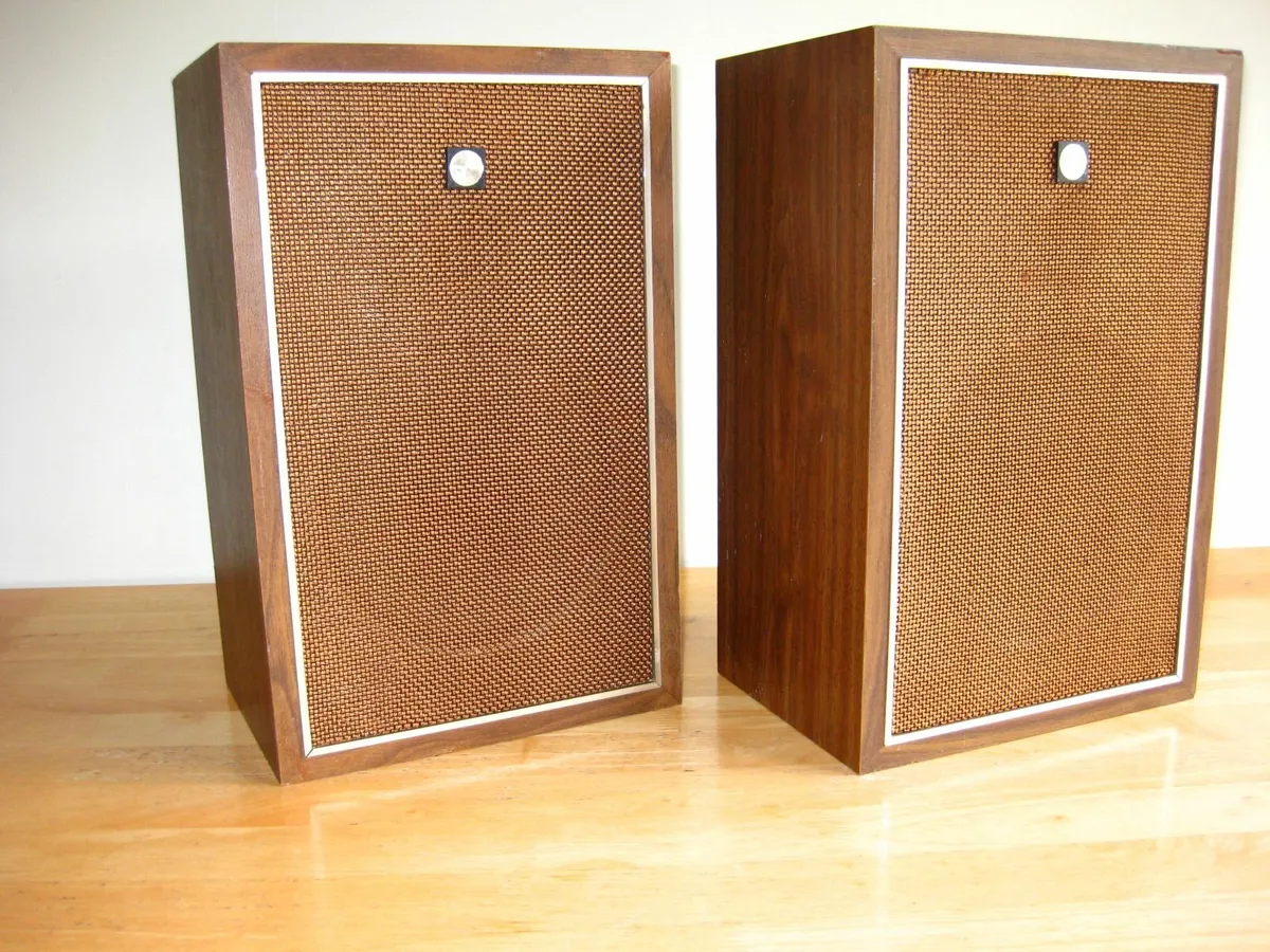 Pair Of Vintage ONKYO Speakers - Japan. - Image 2