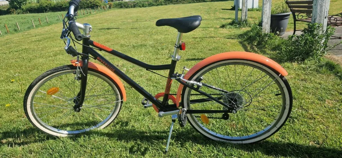 Kids’ 24" Hybrid Bike – Riverside 500 (Decathlon) - Image 1