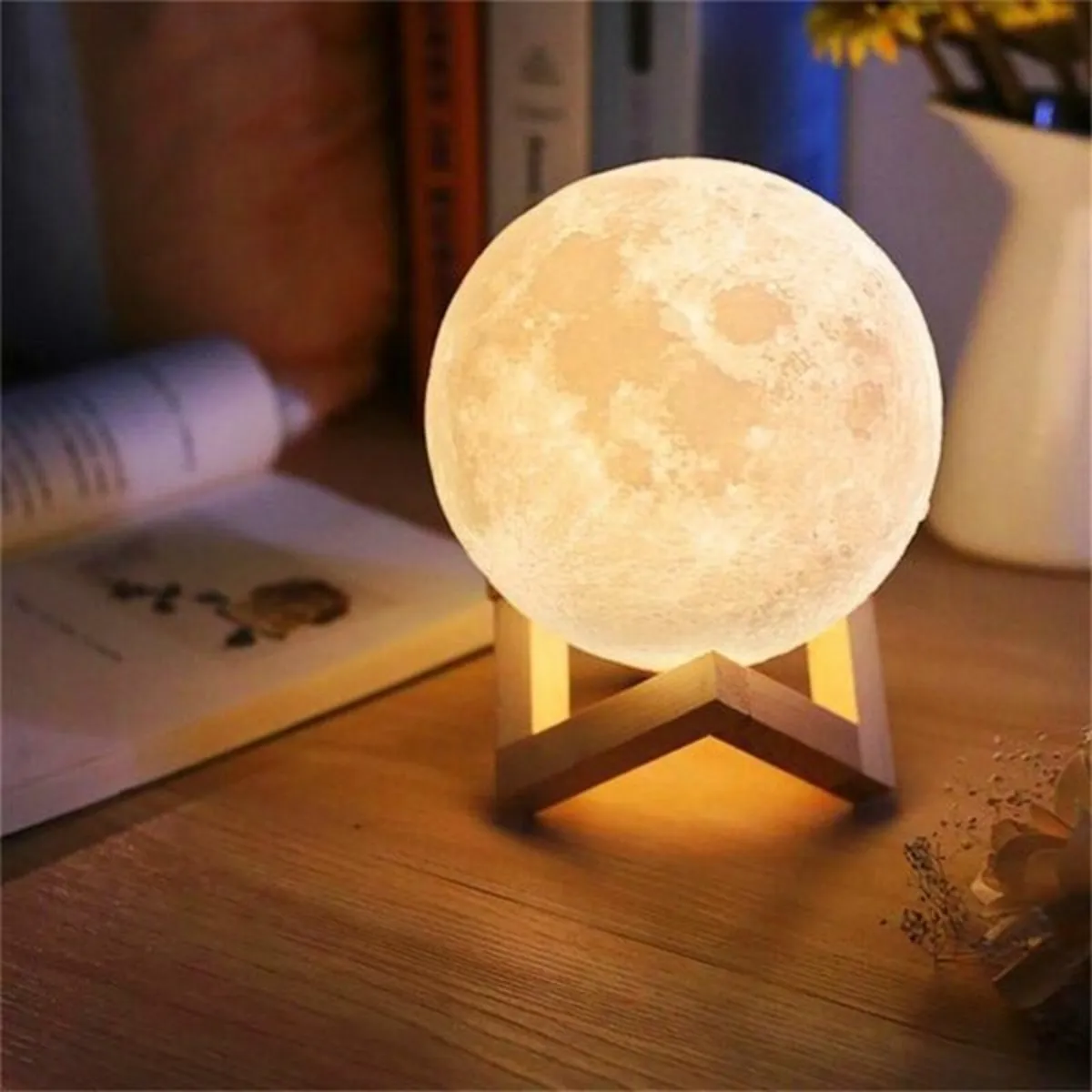 Moon Lamp Touch Night Light Multi Color - Image 3
