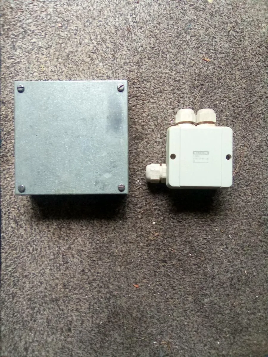 METAL. AND  PLASTIC. ELECTRICAL  JOINT BOXS - Image 1