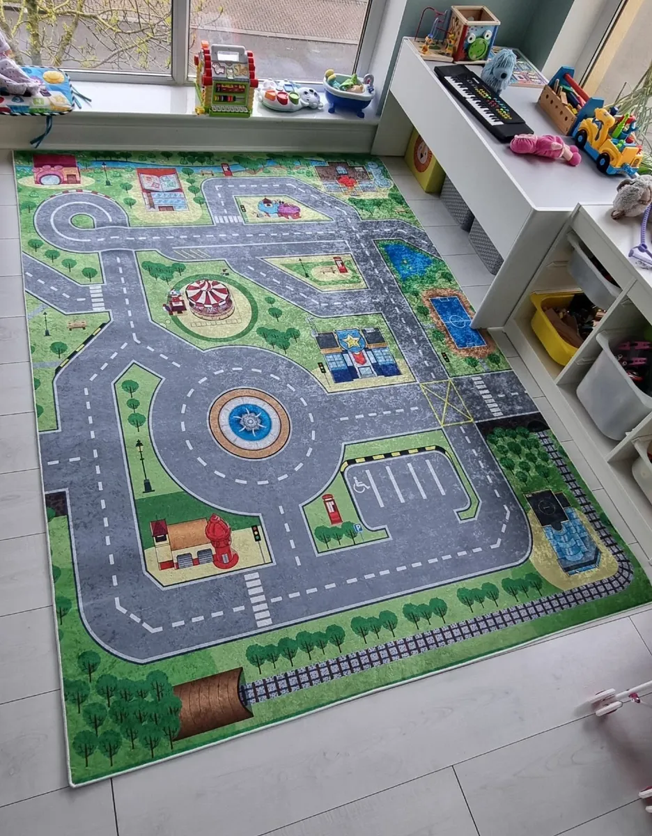 Kids Carpet Rug Play Mat Antislip - Image 3