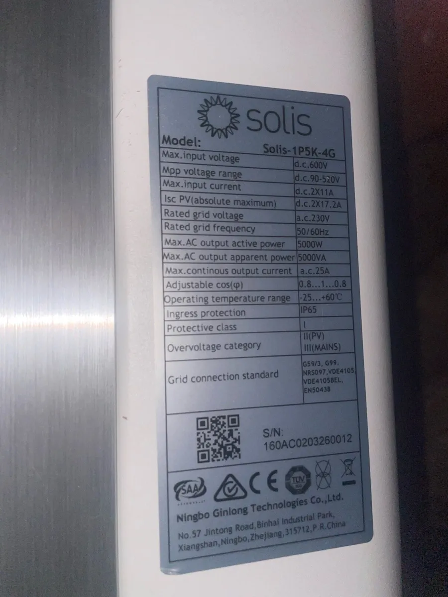 Solis 4G 5KWH Inverter - Image 2