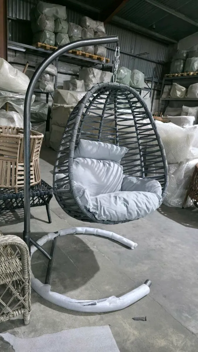 Egg Chair brand new Braided Rope Hanging Egg Chair - Image 1