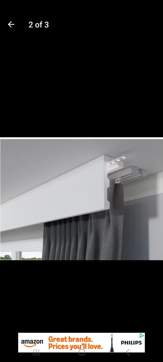 Curtain Profile Moulding 2 metre length - Image 2