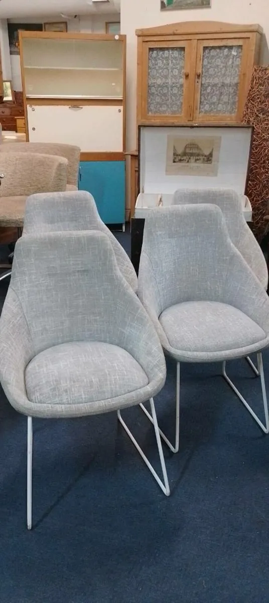 Set Of Four Modern Dining Chairs - Image 1