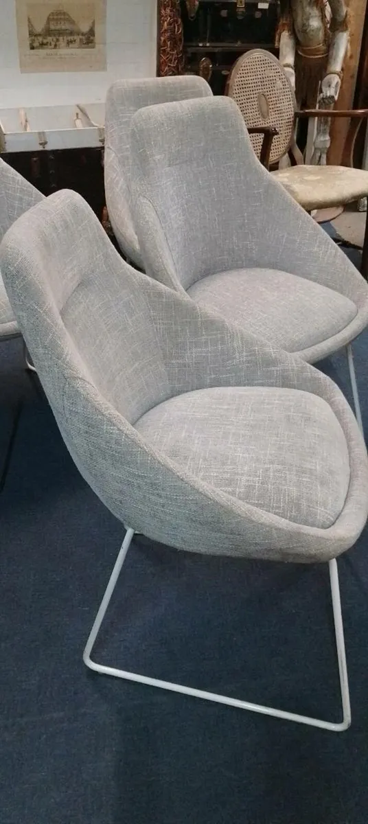Set Of Four Modern Dining Chairs - Image 2