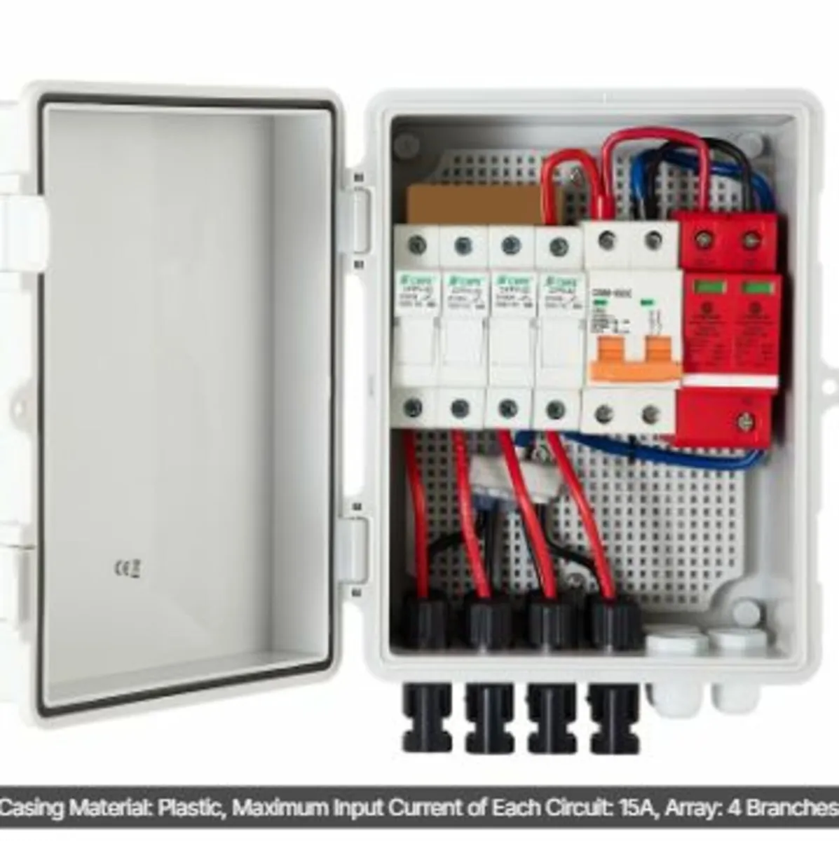 PV Combiner Box, 4 String, Solar - Image 1