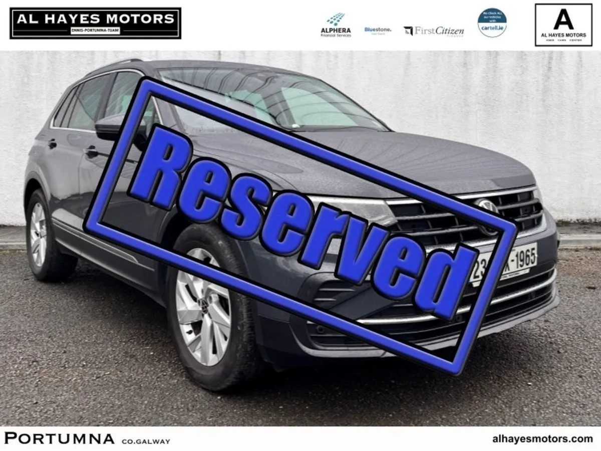 Volkswagen Tiguan Reserverd FOR Alan Life 2.0 TDI - Image 1