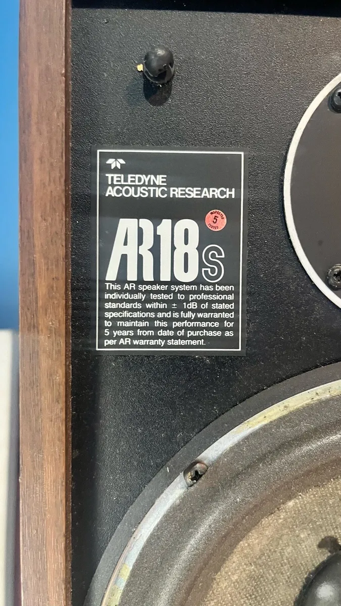 NAD Amplifier + Acoustic Research AR18 Speakers - Image 3