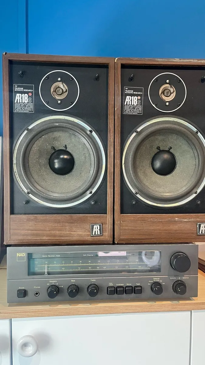 NAD Amplifier + Acoustic Research AR18 Speakers - Image 4