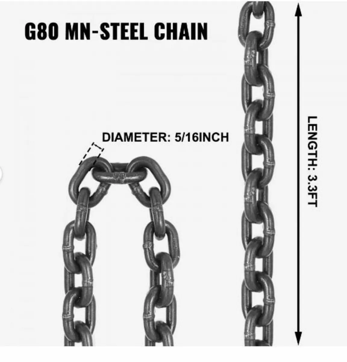 4 Legs Chain Sling with Sling Hook G80 - Image 4