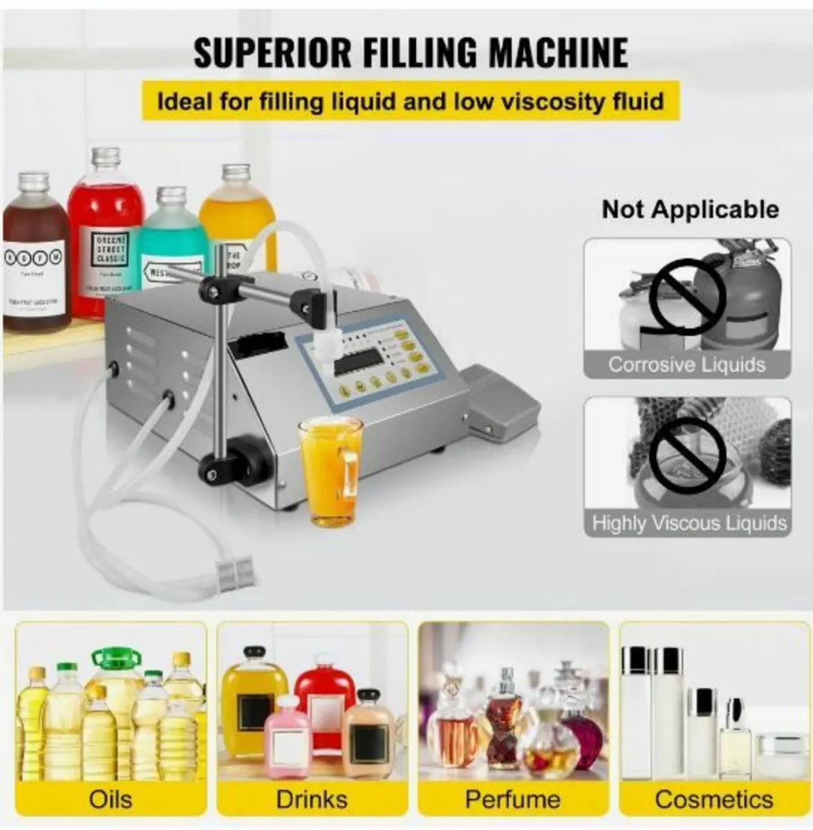 Liquid Filling Machine 2-3500ml GFK-160 LCD - Image 2