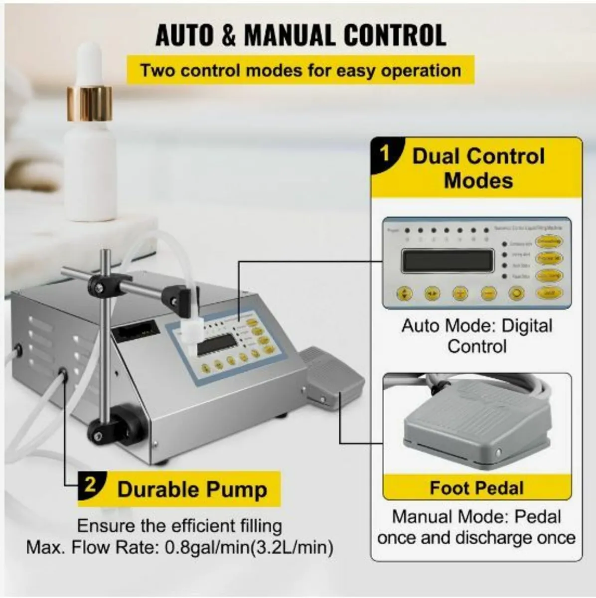 Liquid Filling Machine 2-3500ml GFK-160 LCD - Image 3