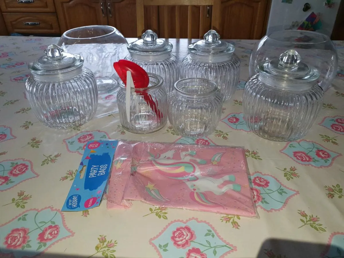 Glass sweet jars - Image 2