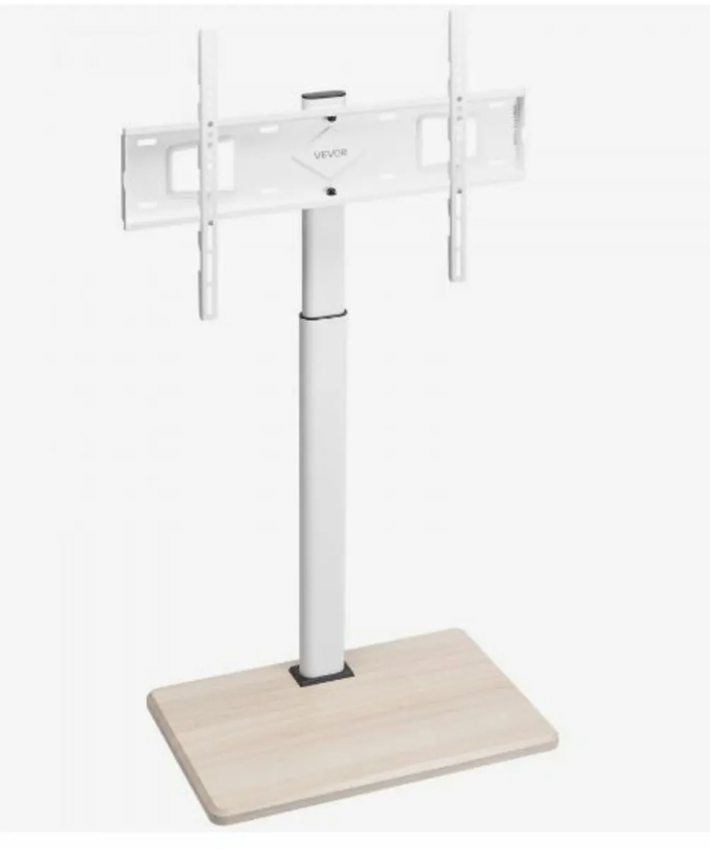 Rolling TV Stand Mobile TV Cart Holds - Image 2