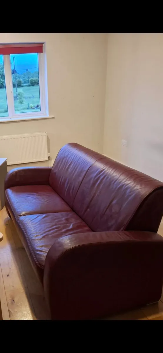 Red sofa