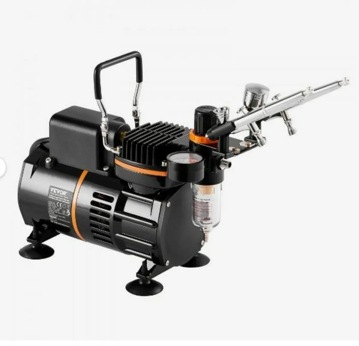 Airbrush Kit Dual Fan Air Compressor - Image 3