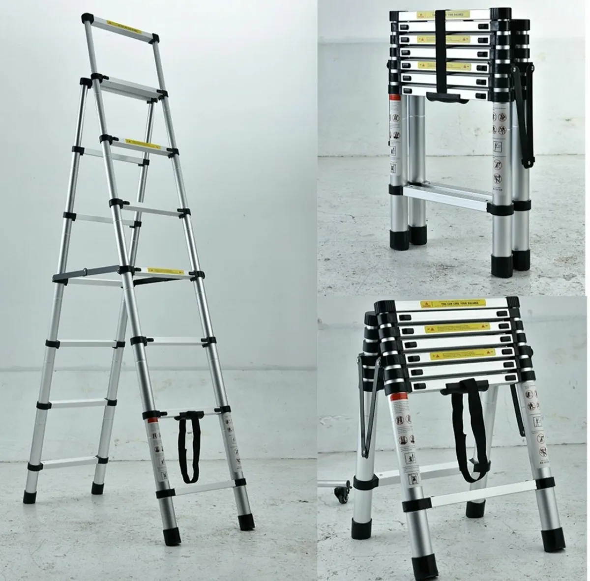 Portable Ladder A Shape Telescopic - Image 3