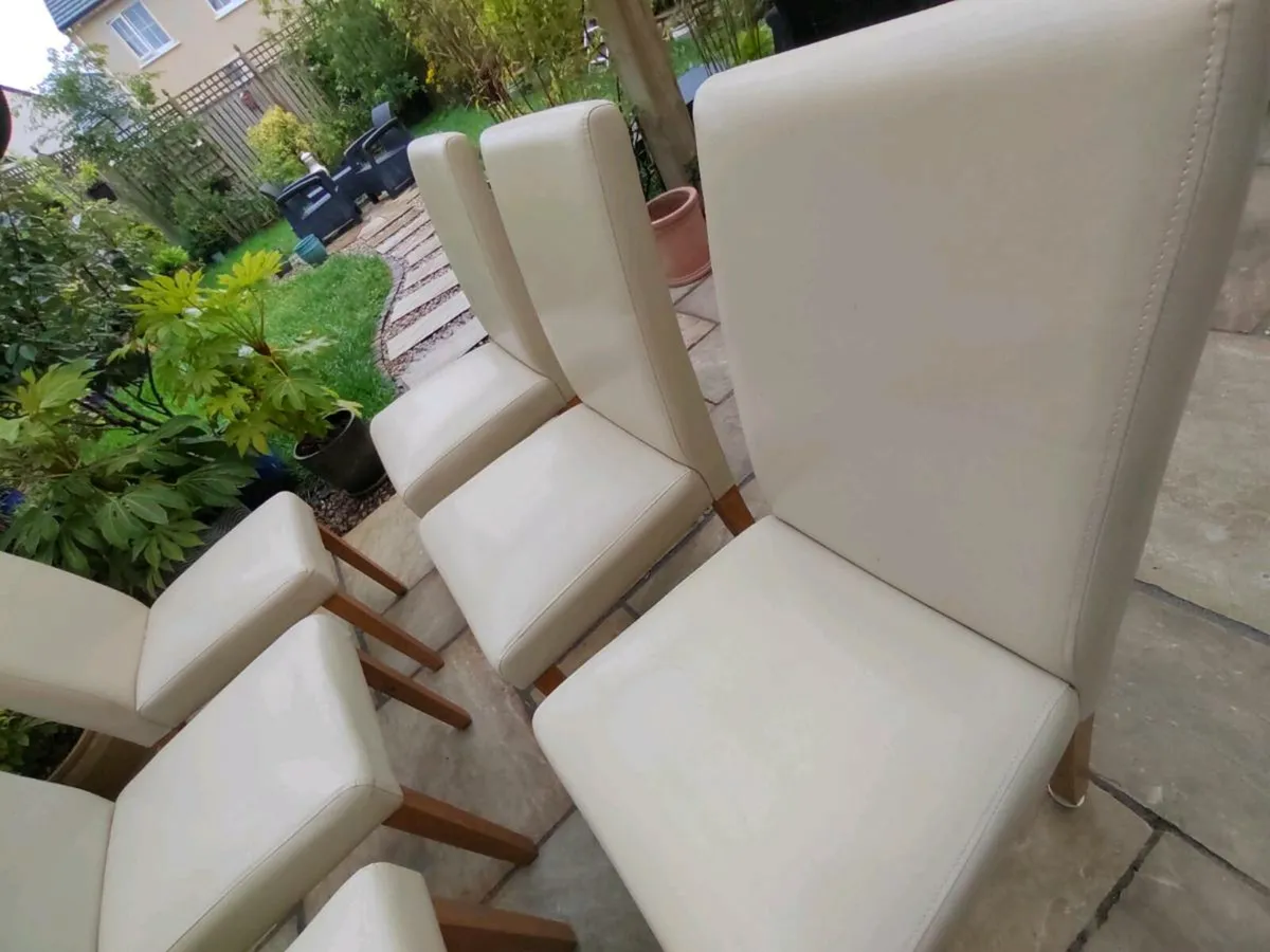 6 kitchen dining chairs - Image 3