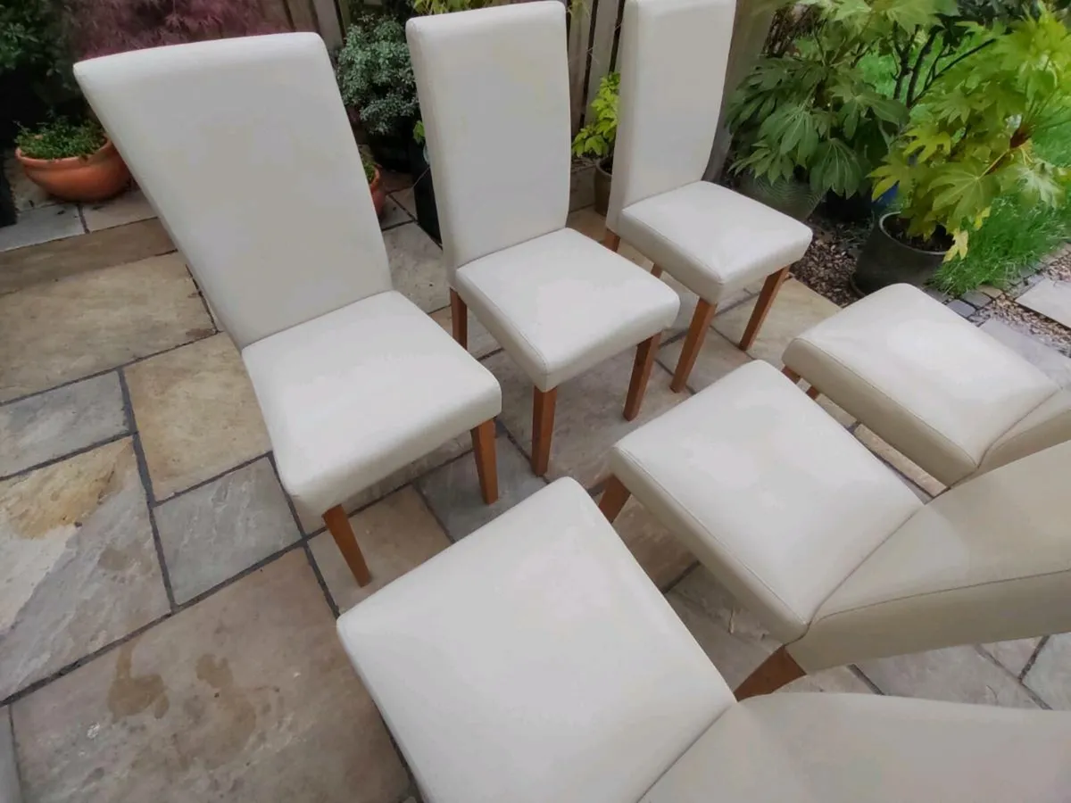 6 kitchen dining chairs - Image 4