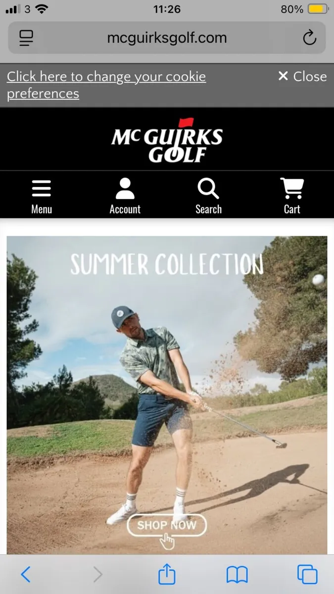 €500 Mcguirks Golf Voucher
