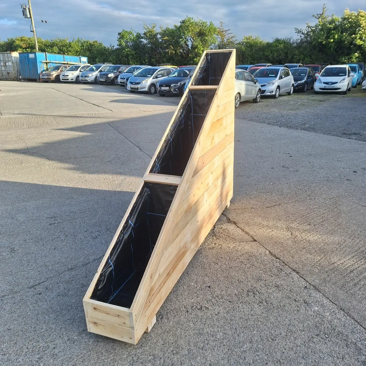 Custom Wooden Outdoor Planter - Image 2