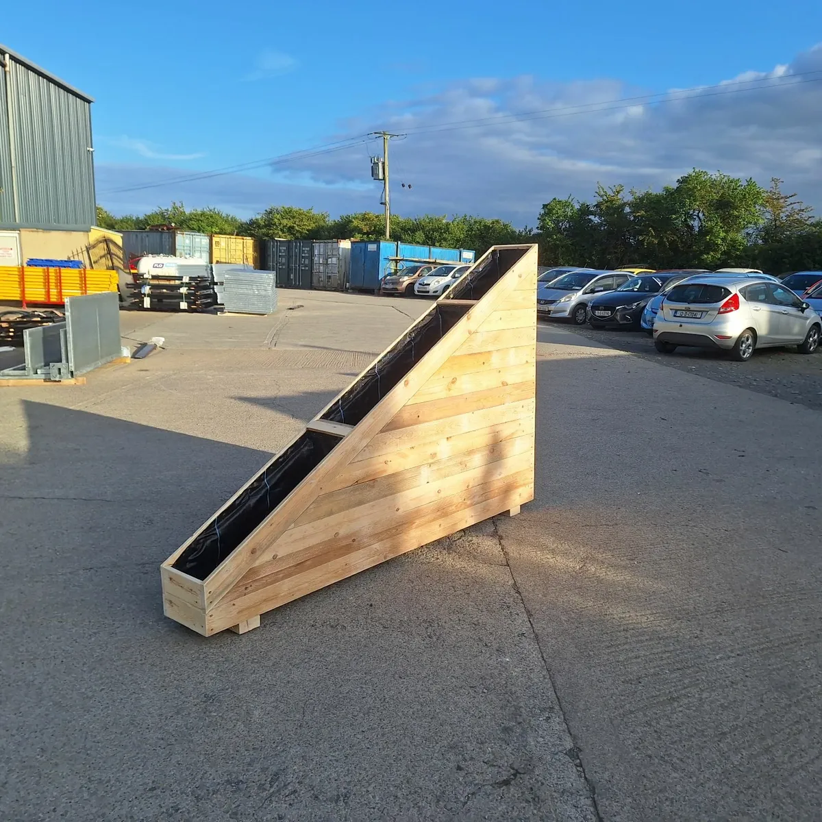 Custom Wooden Outdoor Planter - Image 4