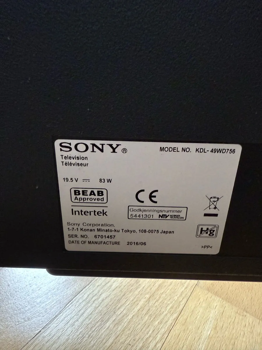 Sony TV for parts - Image 2