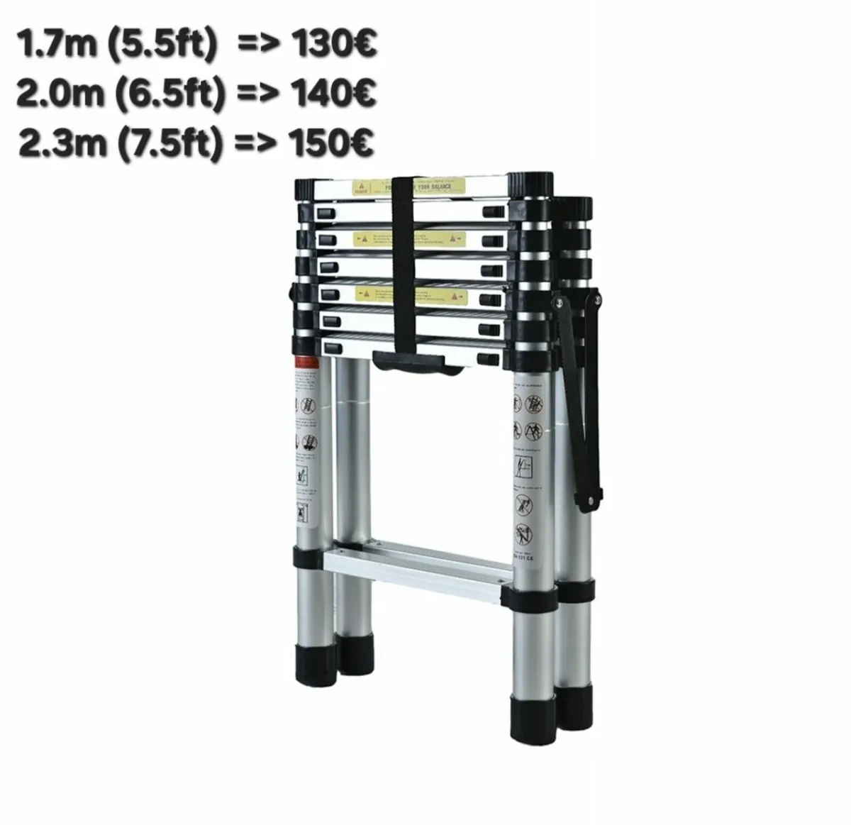 Portable Ladder A Shape Telescopic - Image 1
