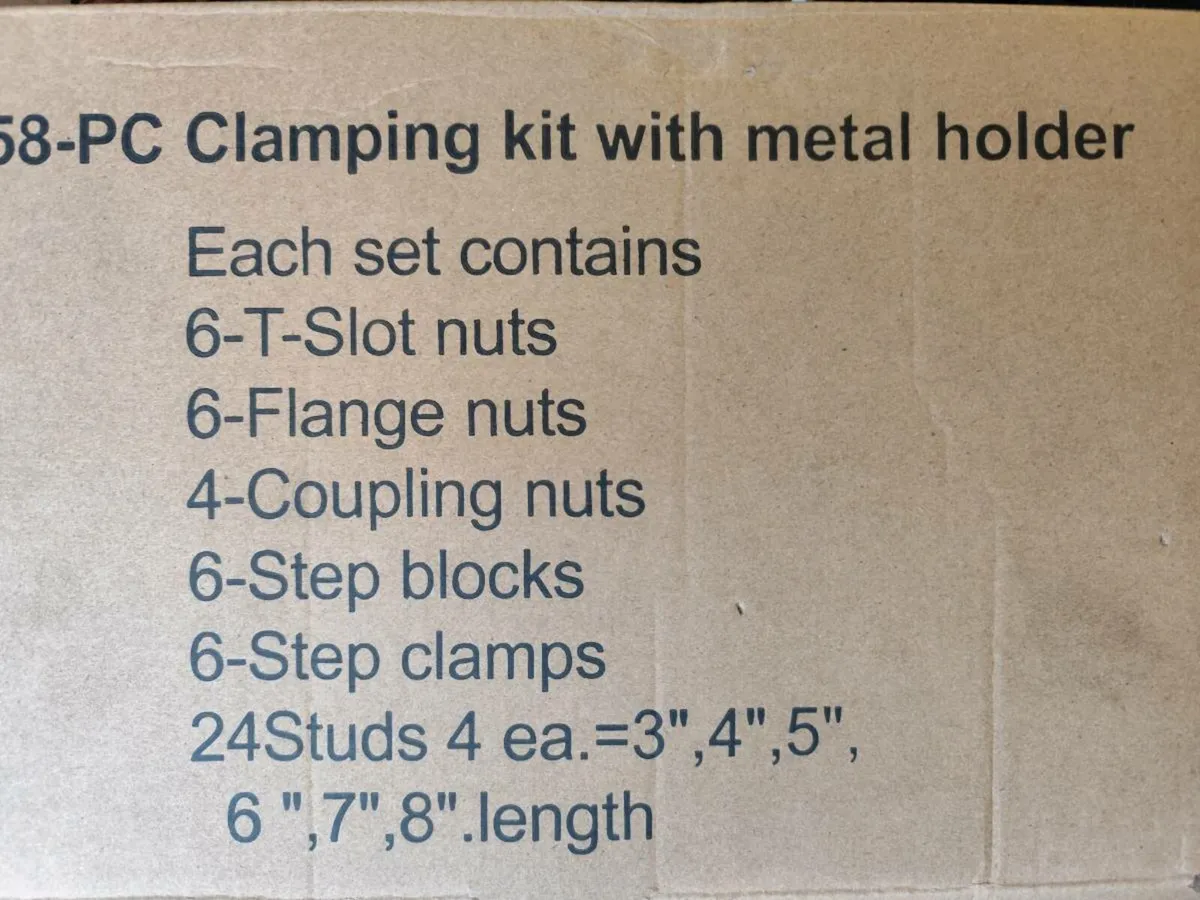 Bridgeport clamp set - Image 3